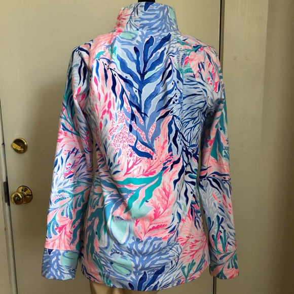 EUC Kaleidoscope Coral Popover - XS - Picture 2 of 9